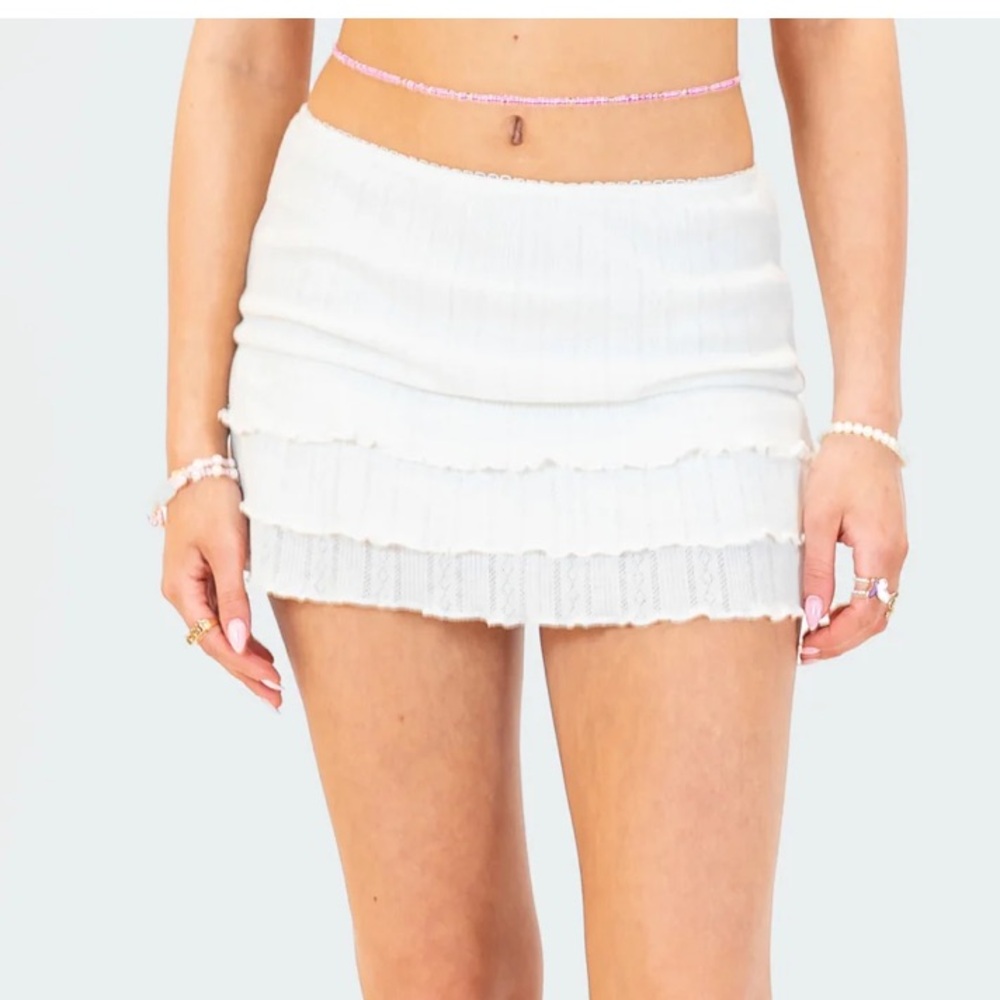 Edikted Frill mini skirt